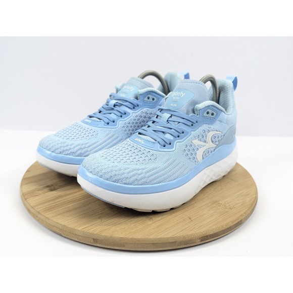 Light Blue Women's Athletic Running Shoes - Picture 3 of 12